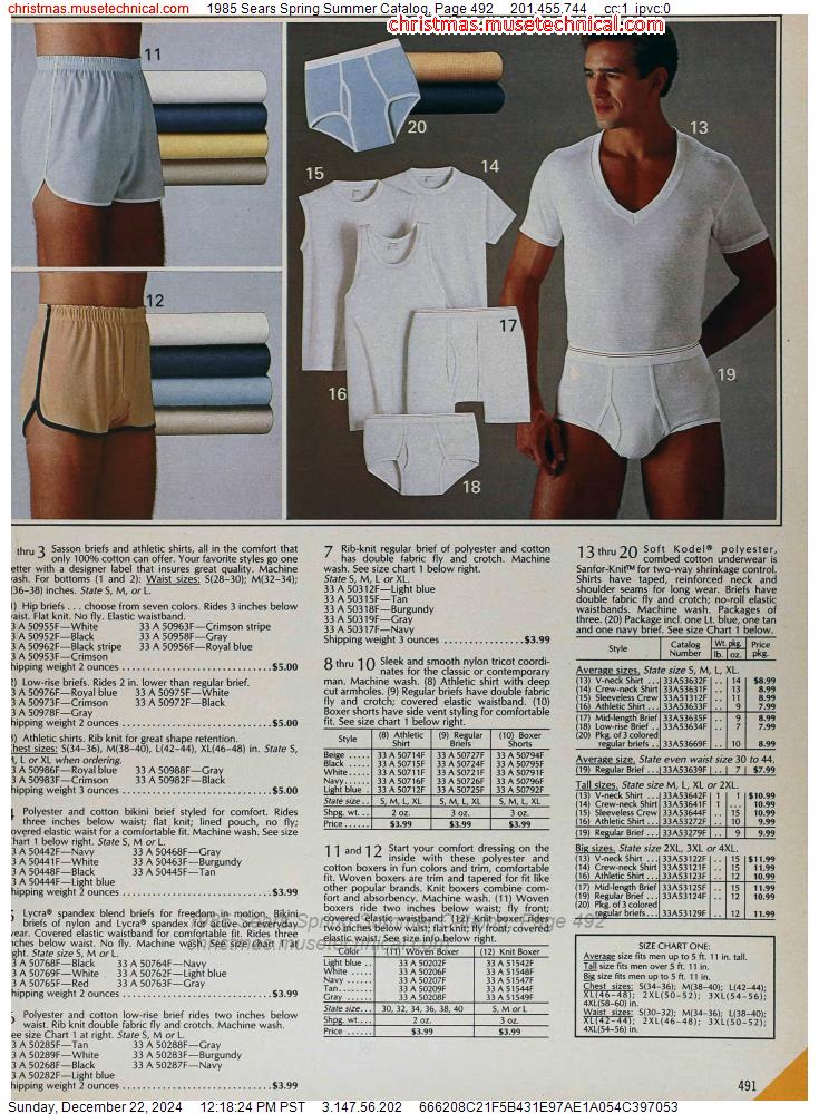 1985 Sears Spring Summer Catalog, Page 492