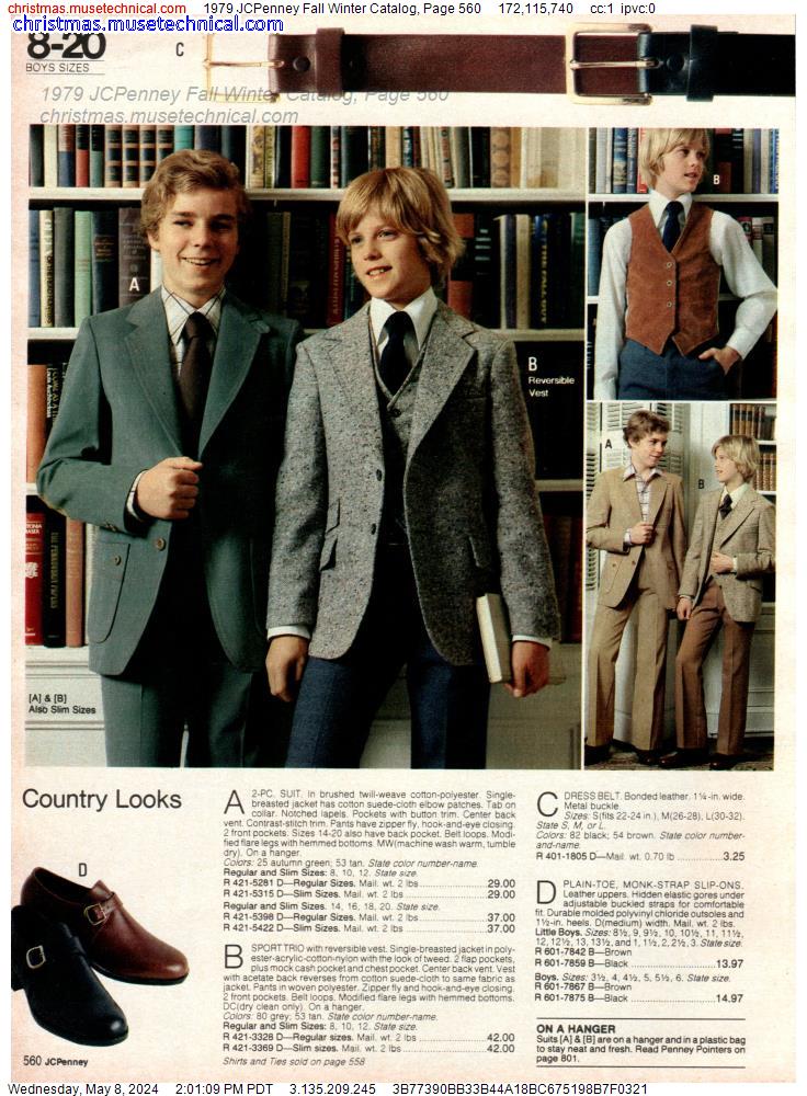 1979 JCPenney Fall Winter Catalog, Page 560