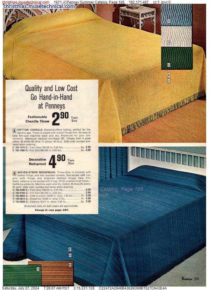 1971 JCPenney Summer Catalog, Page 195