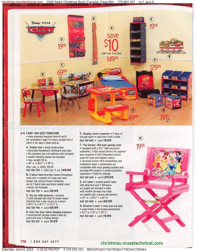 2008 Sears Christmas Book (Canada), Page 804