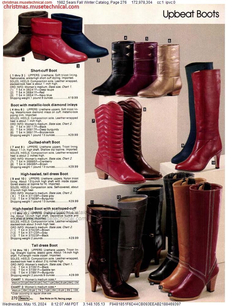 1982 Sears Fall Winter Catalog, Page 276