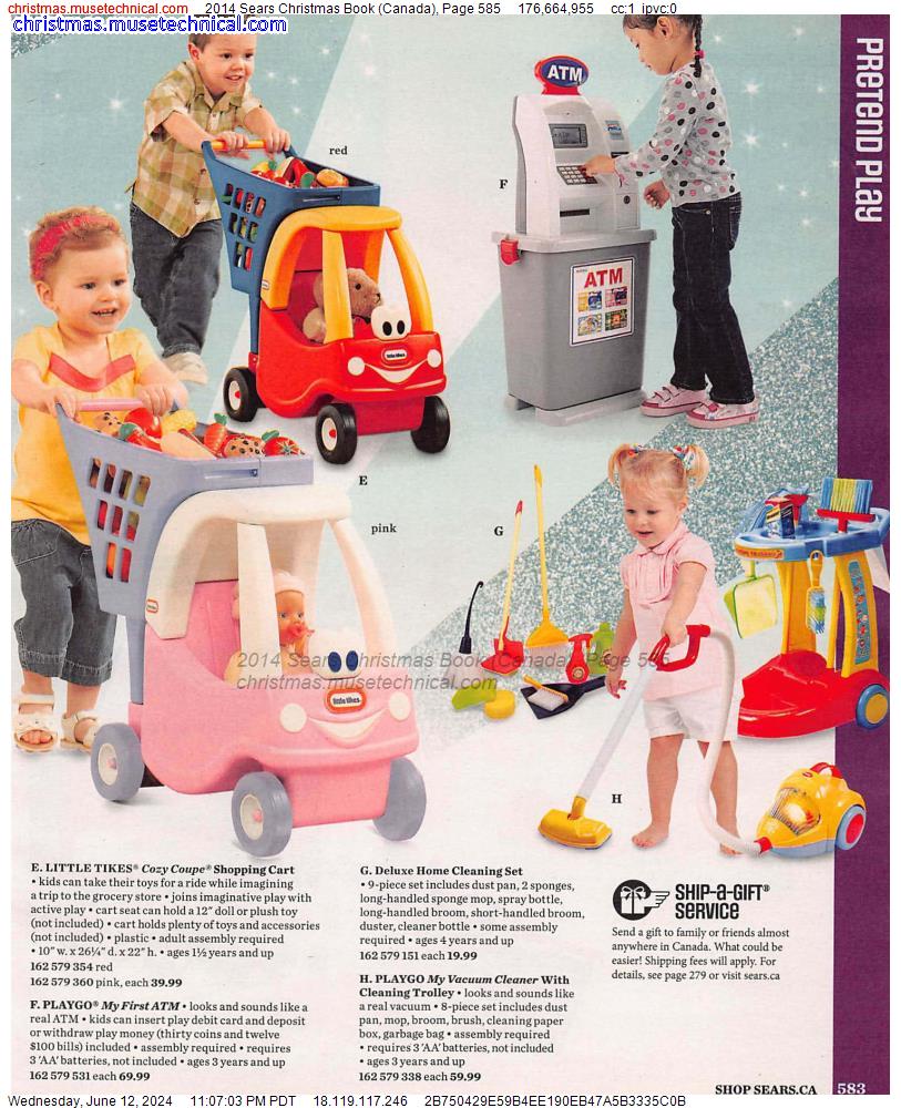 2014 Sears Christmas Book (Canada), Page 585