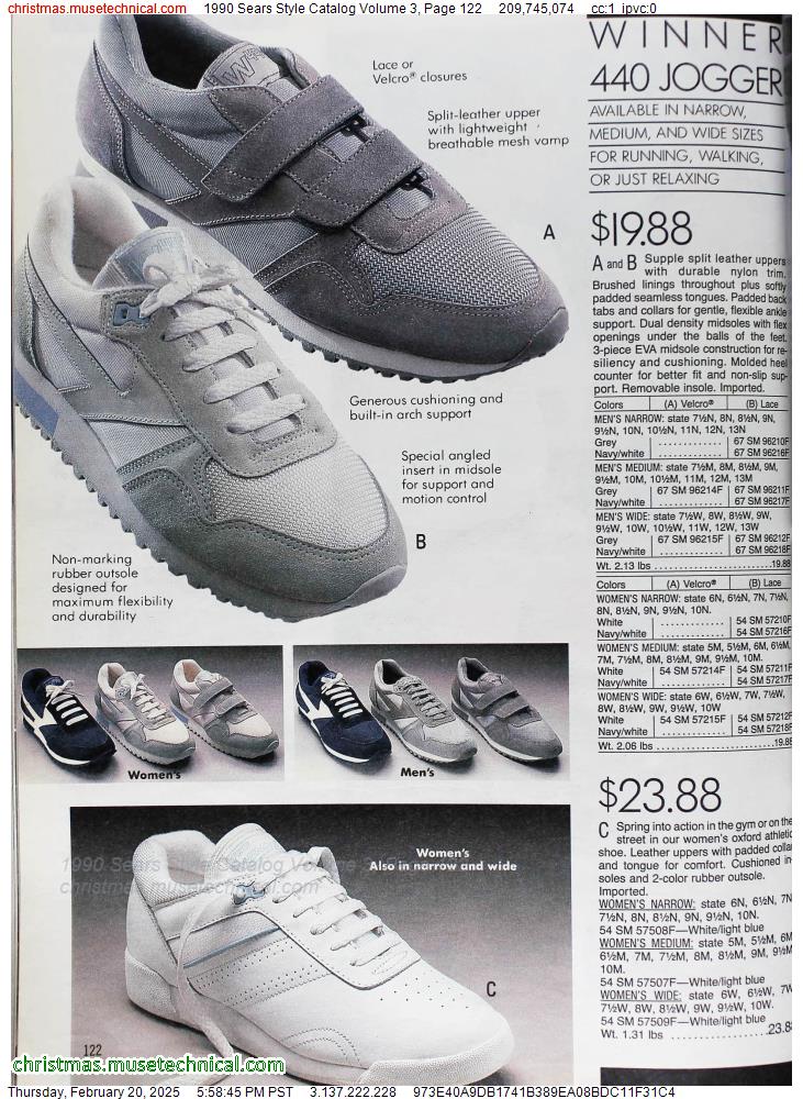 1990 Sears Style Catalog Volume 3, Page 122