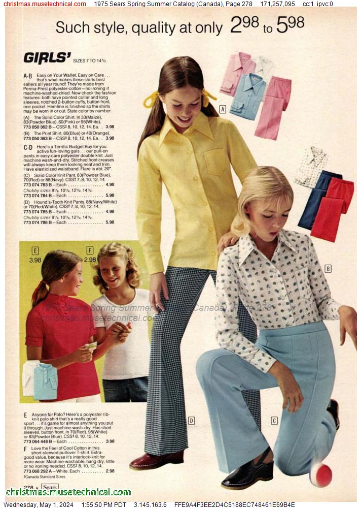 1975 Sears Spring Summer Catalog (Canada), Page 278