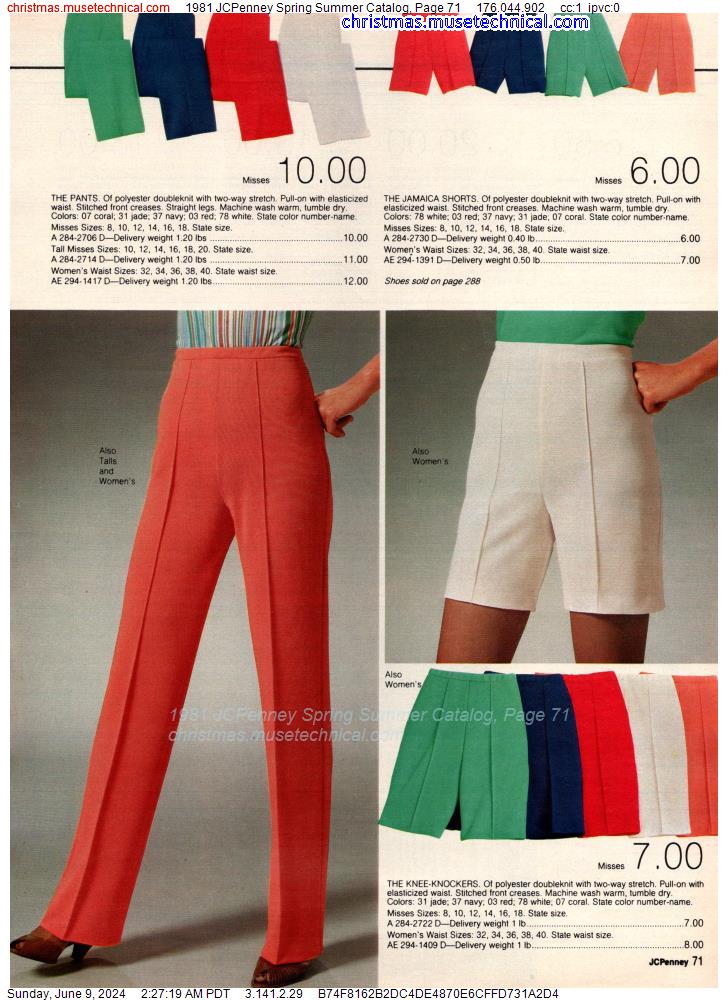 1981 JCPenney Spring Summer Catalog, Page 71