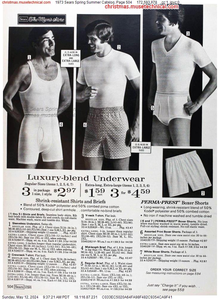 1973 Sears Spring Summer Catalog, Page 504