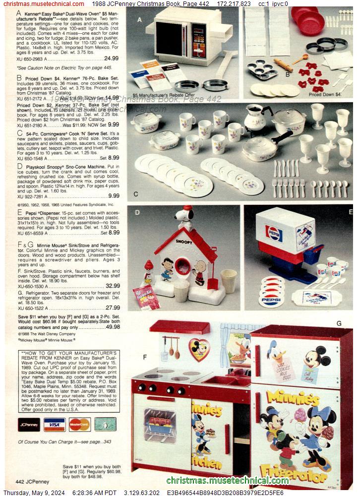 1988 JCPenney Christmas Book, Page 442