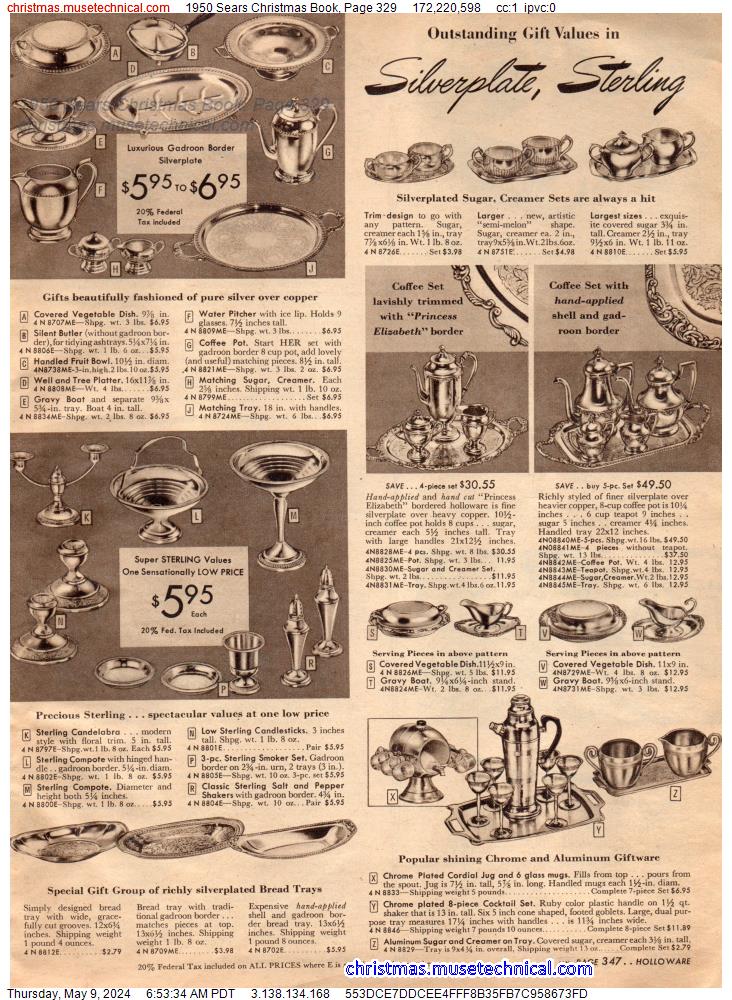1950 Sears Christmas Book, Page 329