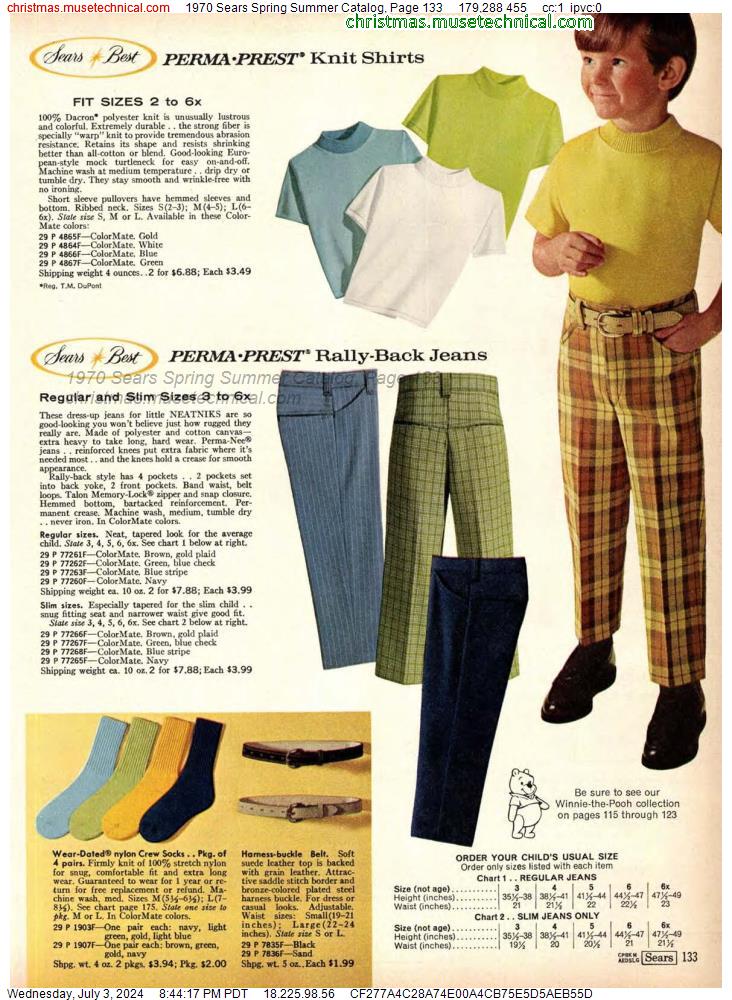 1970 Sears Spring Summer Catalog, Page 133