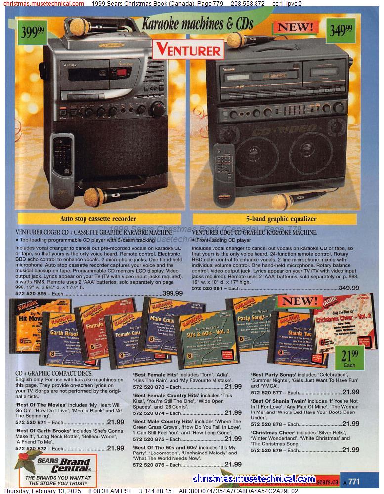 1999 Sears Christmas Book (Canada), Page 779