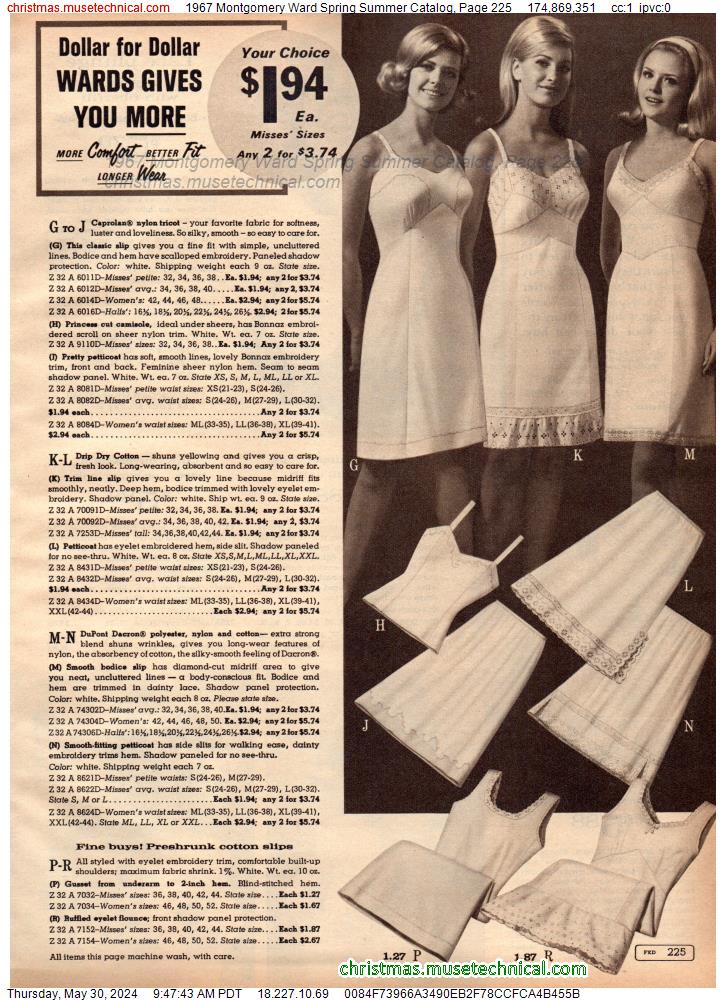 1967 Montgomery Ward Spring Summer Catalog, Page 225