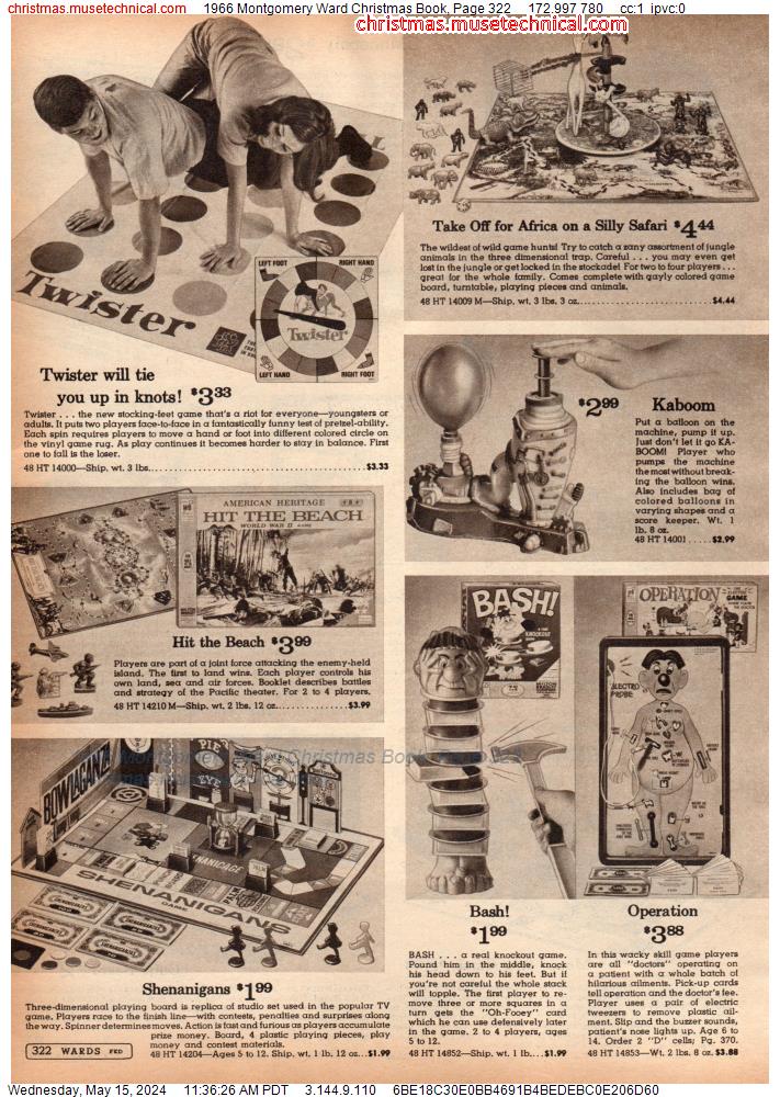 1966 Montgomery Ward Christmas Book, Page 322