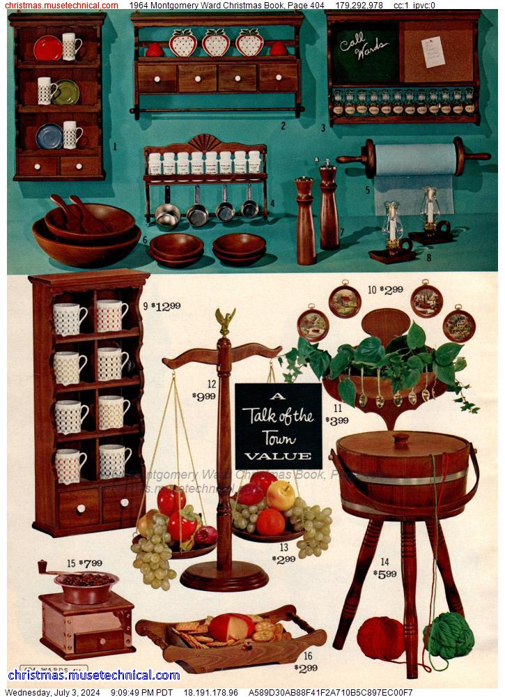 1964 Montgomery Ward Christmas Book, Page 404