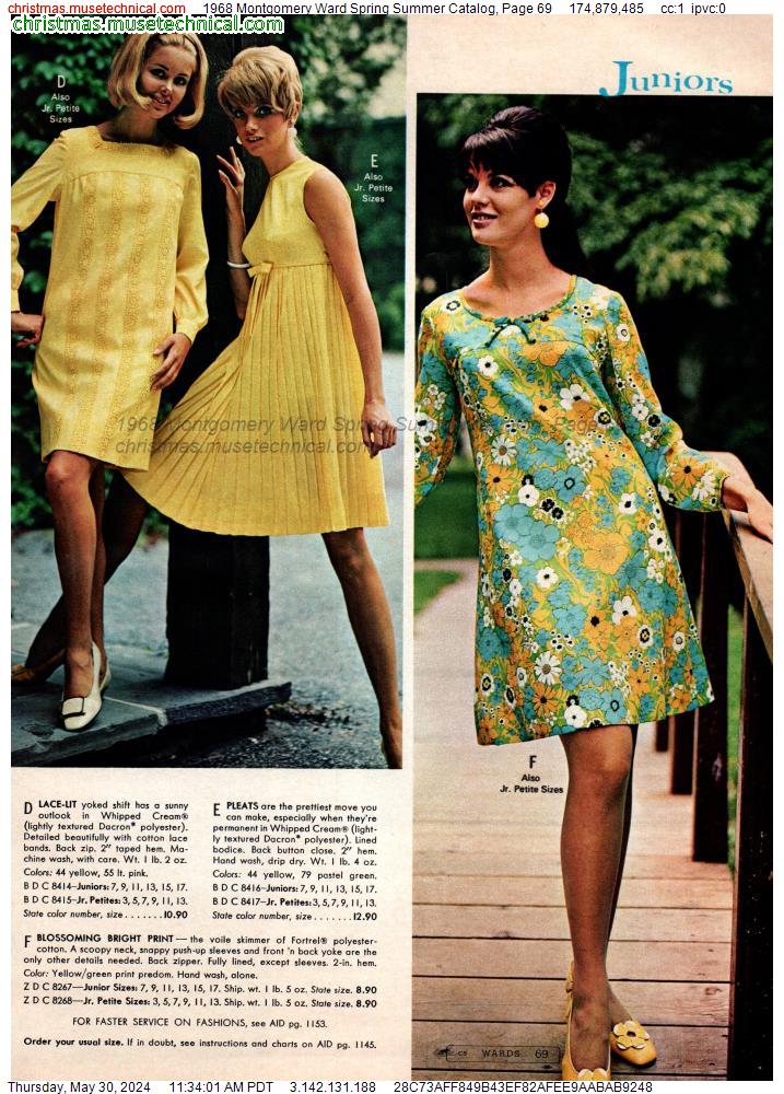 1968 Montgomery Ward Spring Summer Catalog, Page 69