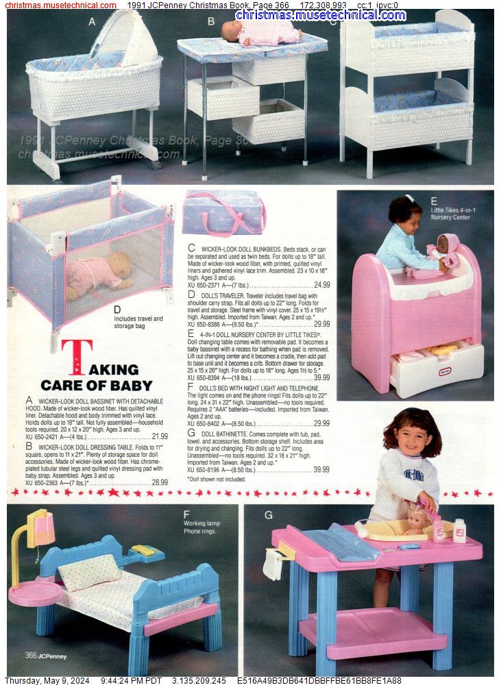 1991 JCPenney Christmas Book, Page 366
