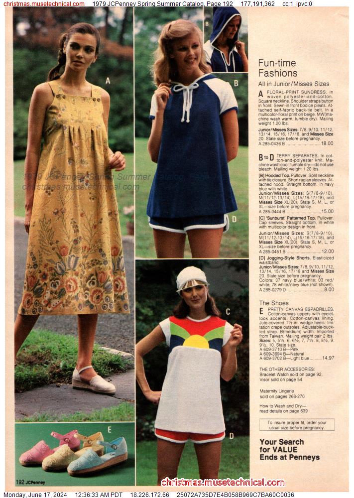 1979 JCPenney Spring Summer Catalog, Page 192