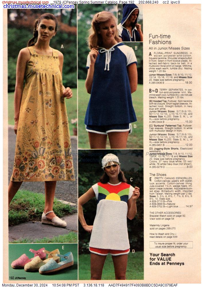 1979 JCPenney Spring Summer Catalog, Page 192