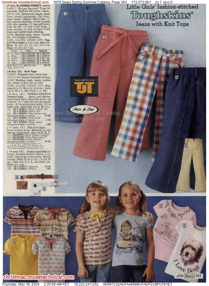 1979 Sears Spring Summer Catalog, Page 363