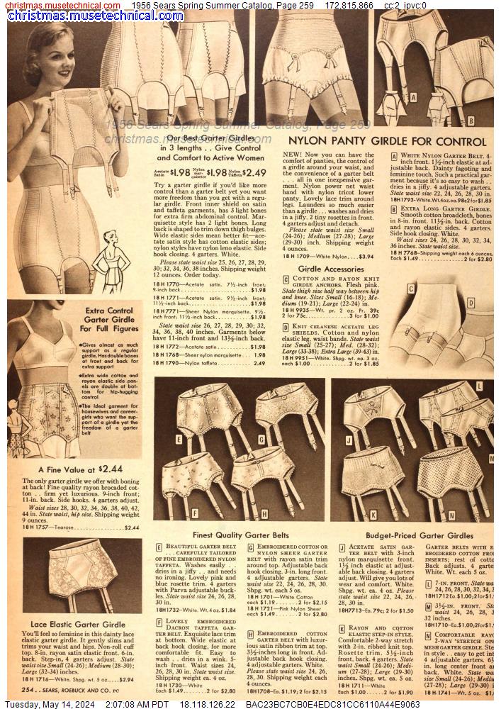 1956 Sears Spring Summer Catalog, Page 259