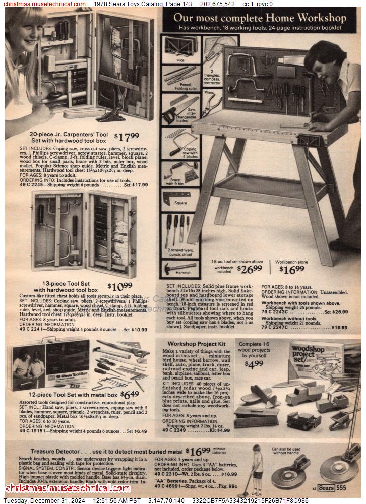 1978 Sears Toys Catalog, Page 143