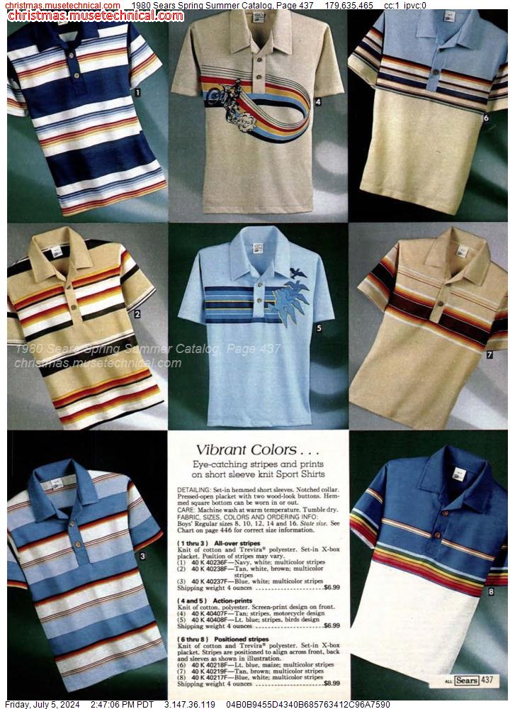 1980 Sears Spring Summer Catalog, Page 437