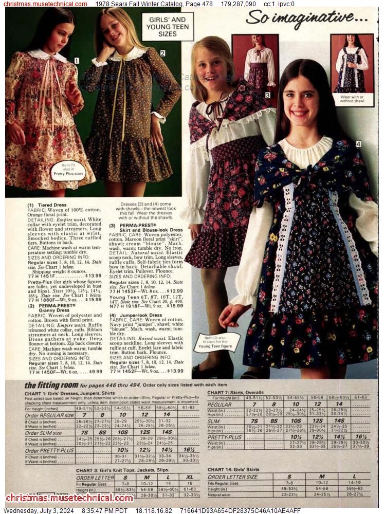 1978 Sears Fall Winter Catalog, Page 478