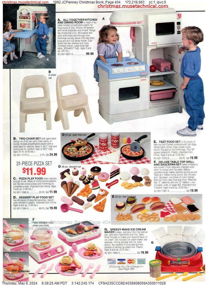 1992 JCPenney Christmas Book, Page 404
