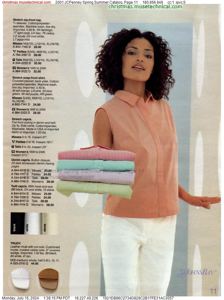 2001 JCPenney Spring Summer Catalog, Page 11