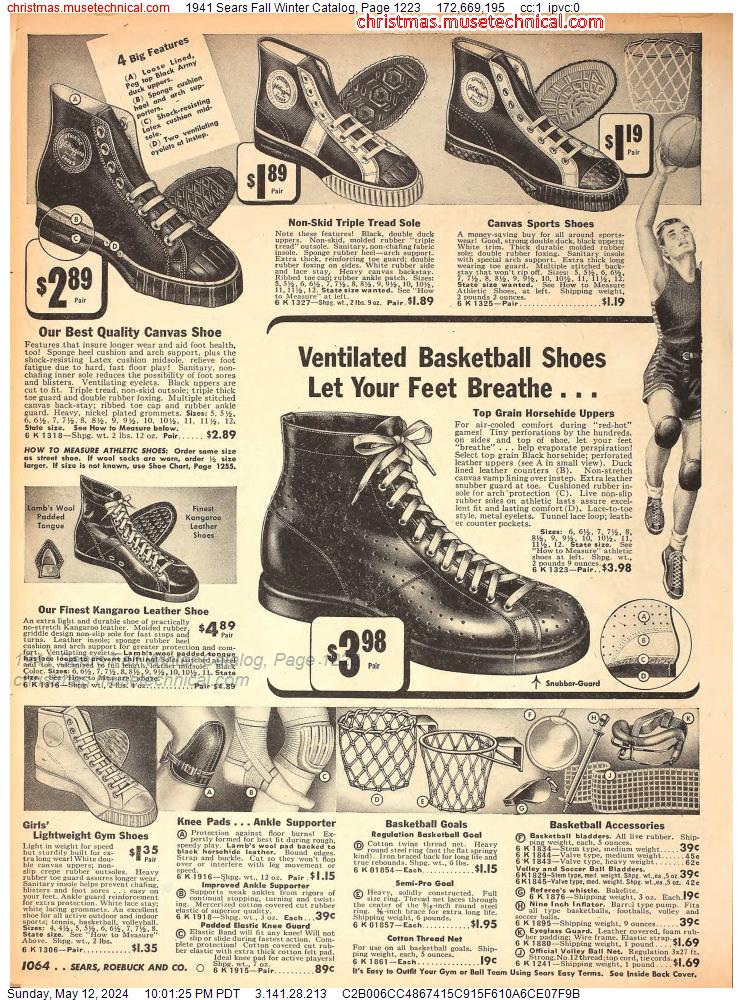 1941 Sears Fall Winter Catalog, Page 1223