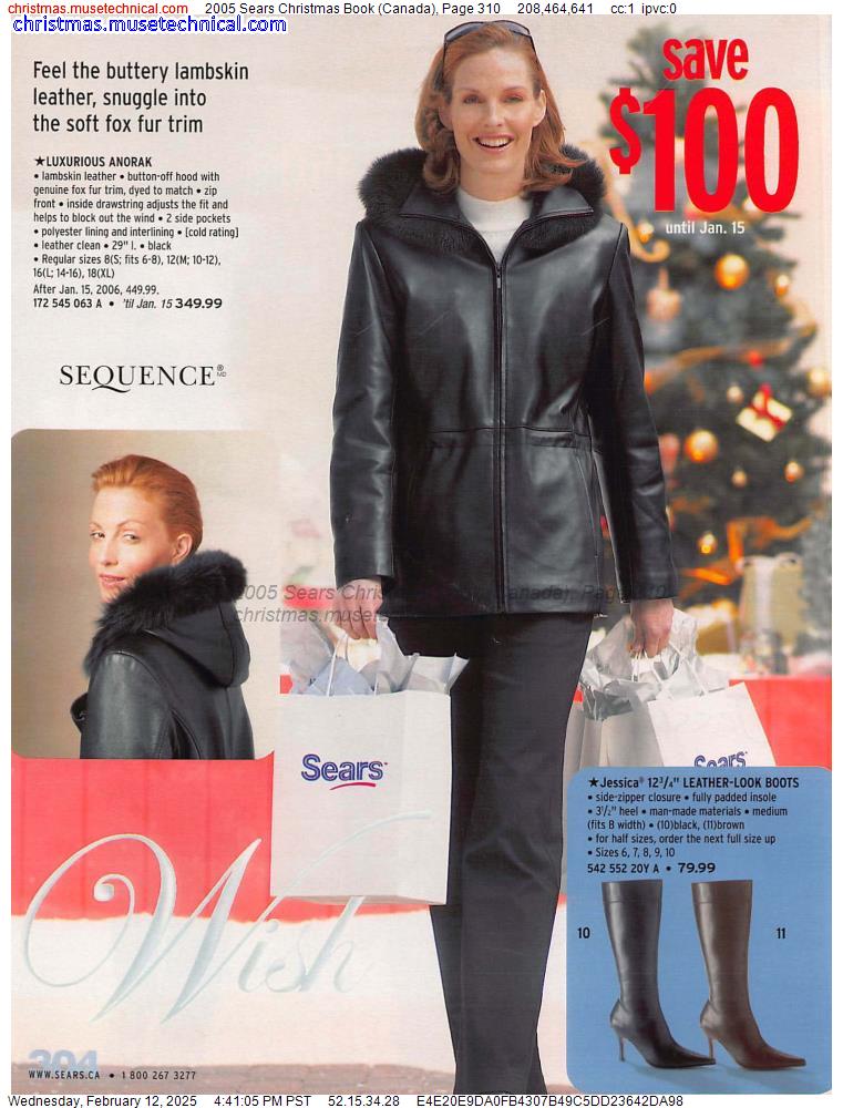 2005 Sears Christmas Book (Canada), Page 310