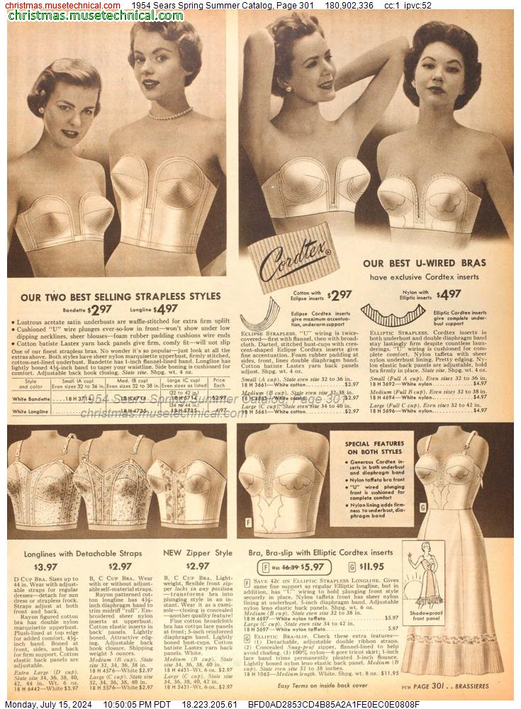 1954 Sears Spring Summer Catalog, Page 301