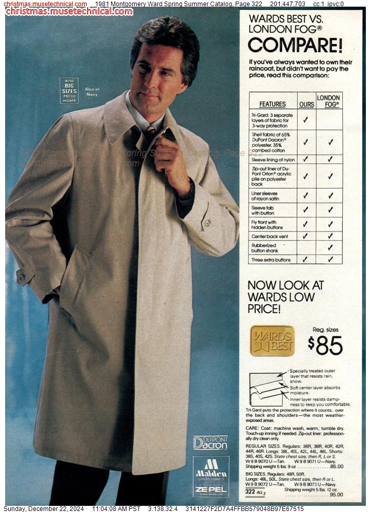 1981 Montgomery Ward Spring Summer Catalog, Page 322