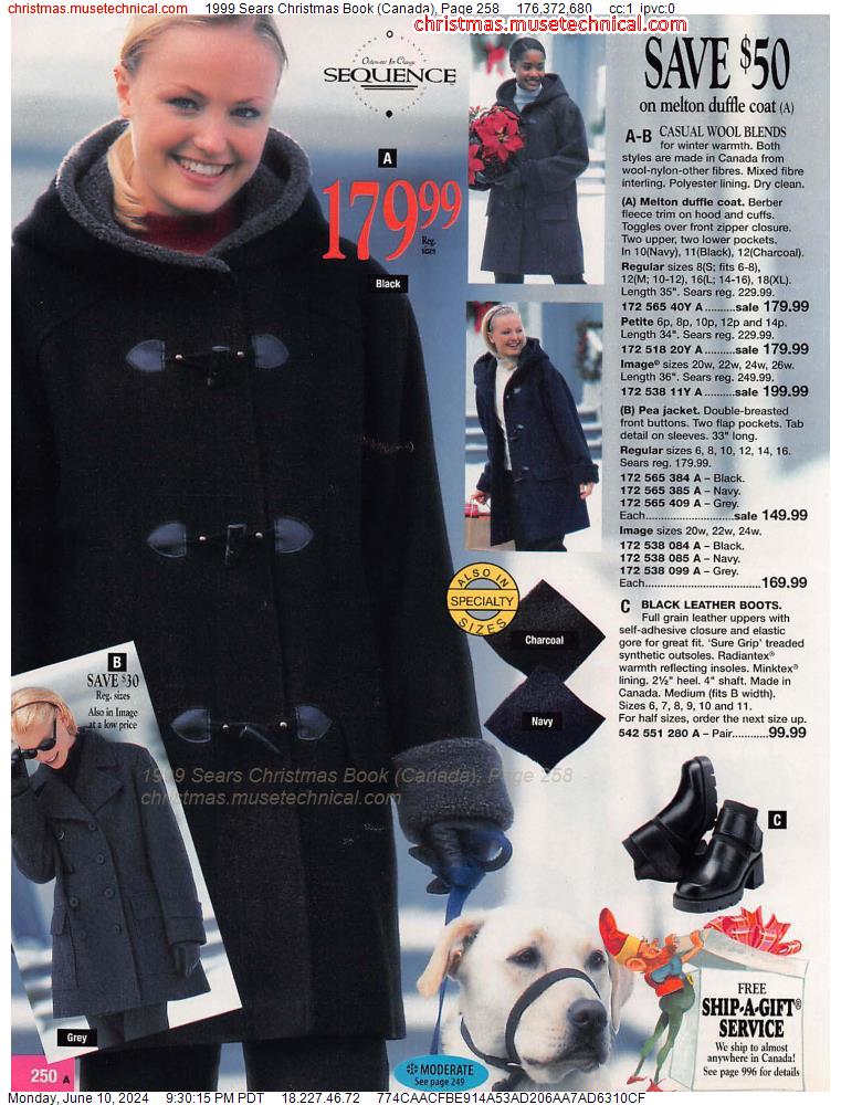 1999 Sears Christmas Book (Canada), Page 258