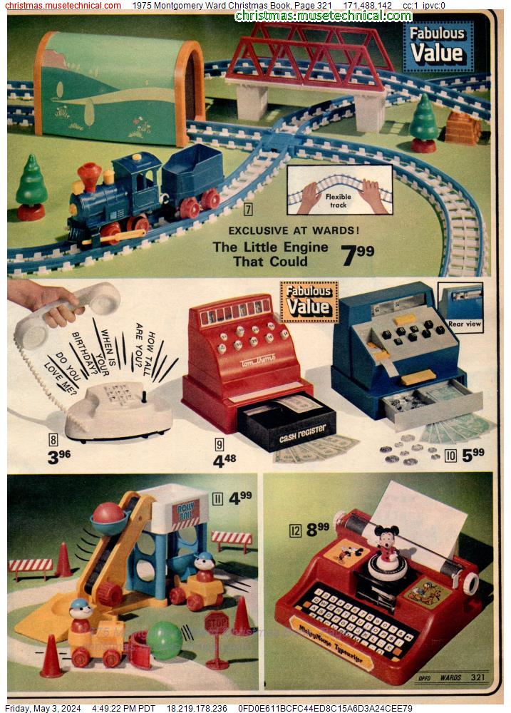 1975 Montgomery Ward Christmas Book, Page 321