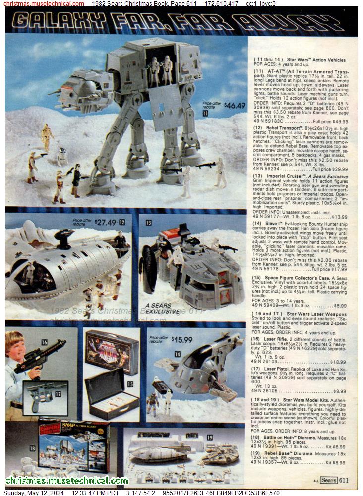 1982 Sears Christmas Book, Page 611