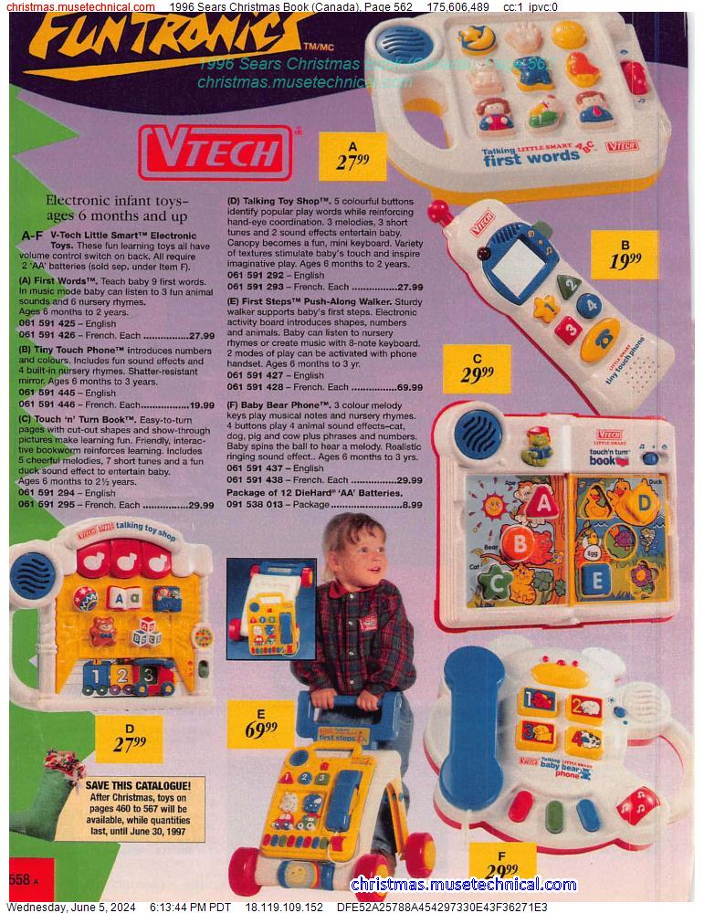 1996 Sears Christmas Book (Canada), Page 562
