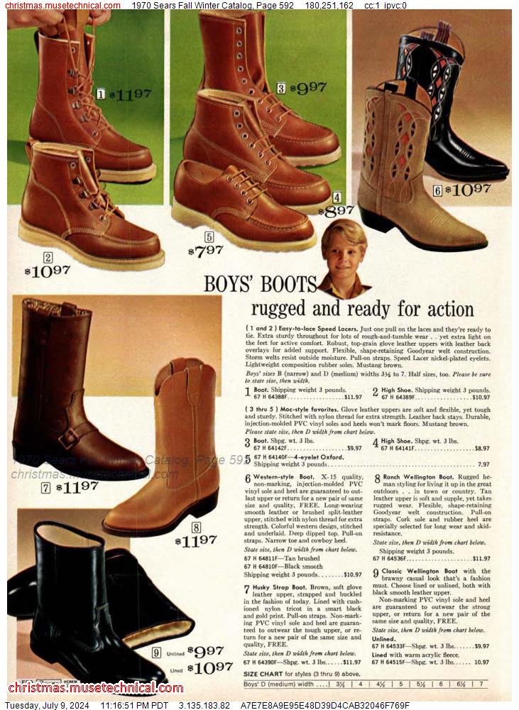 1970 Sears Fall Winter Catalog, Page 592