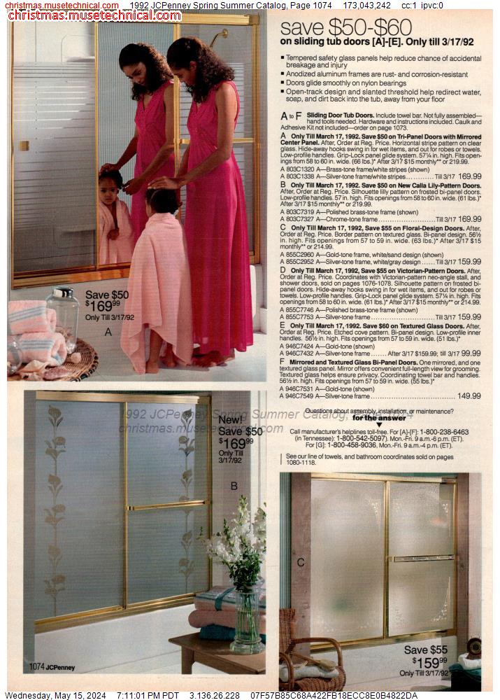 1992 JCPenney Spring Summer Catalog, Page 1074