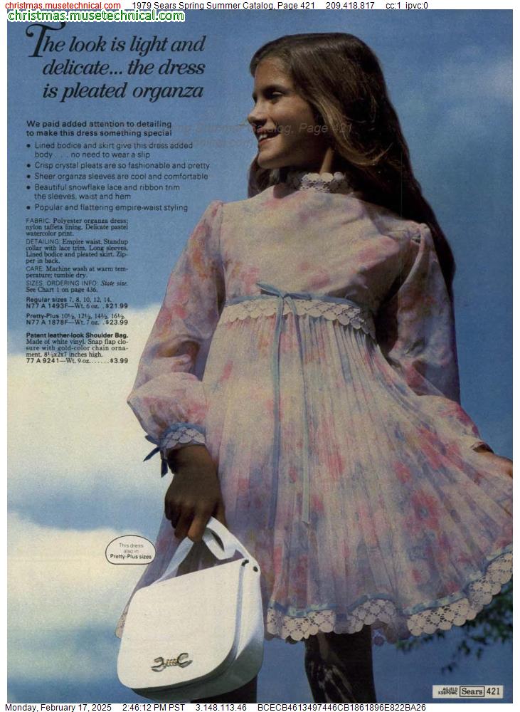 1979 Sears Spring Summer Catalog, Page 421