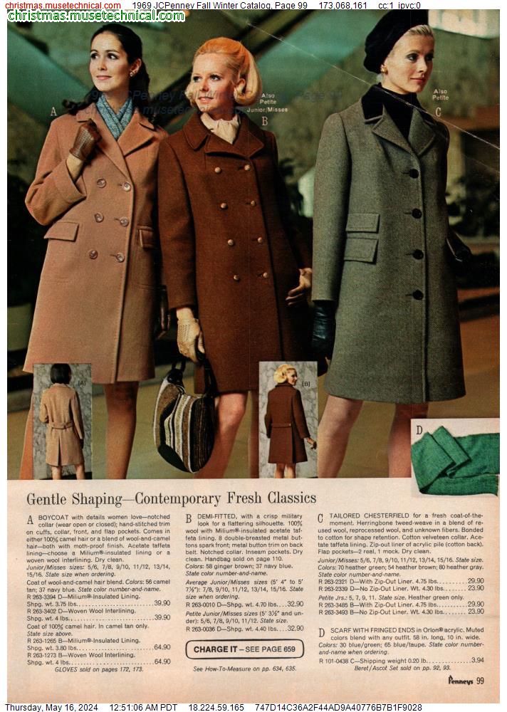 1969 JCPenney Fall Winter Catalog, Page 99