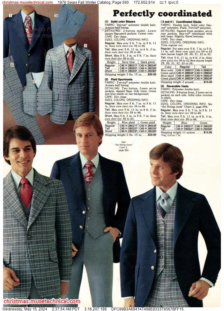 1976 Sears Fall Winter Catalog, Page 590