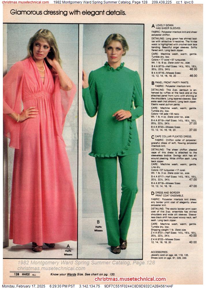 1982 Montgomery Ward Spring Summer Catalog, Page 128