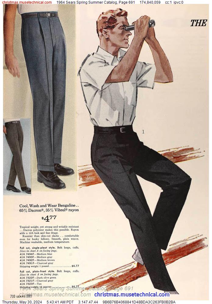 1964 Sears Spring Summer Catalog, Page 691