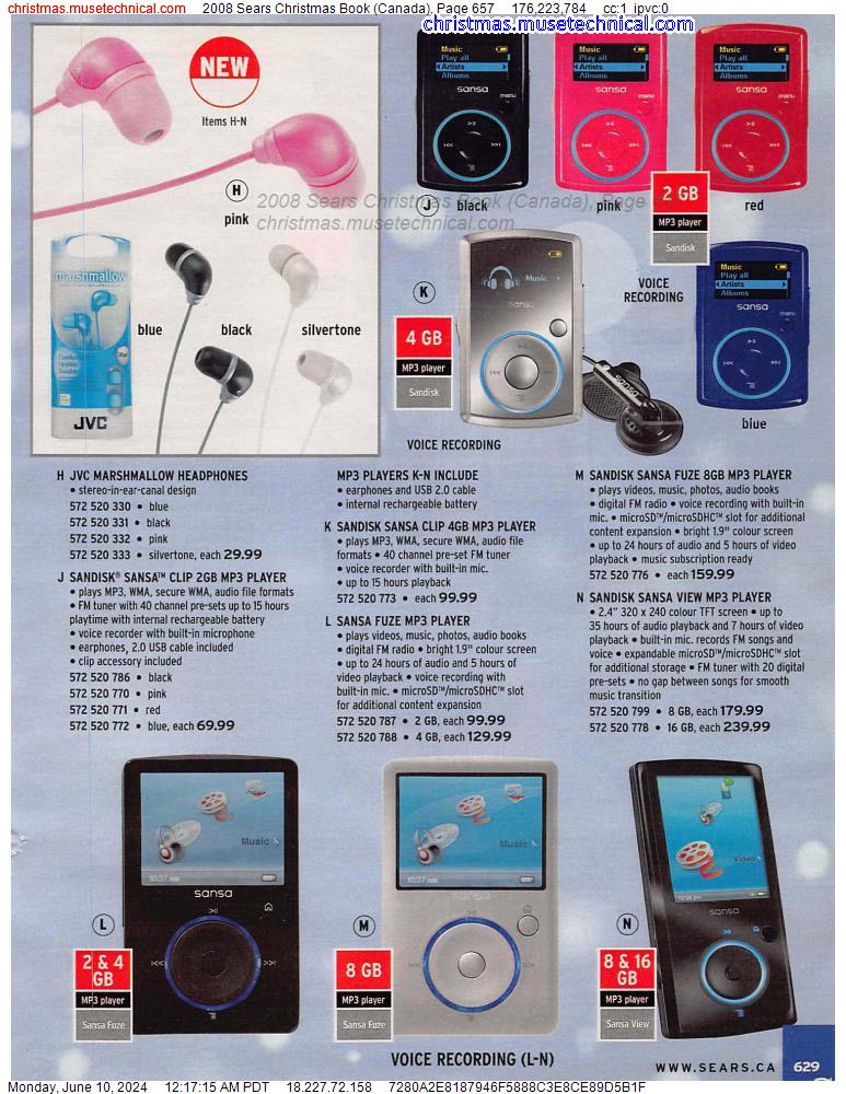 2008 Sears Christmas Book (Canada), Page 657