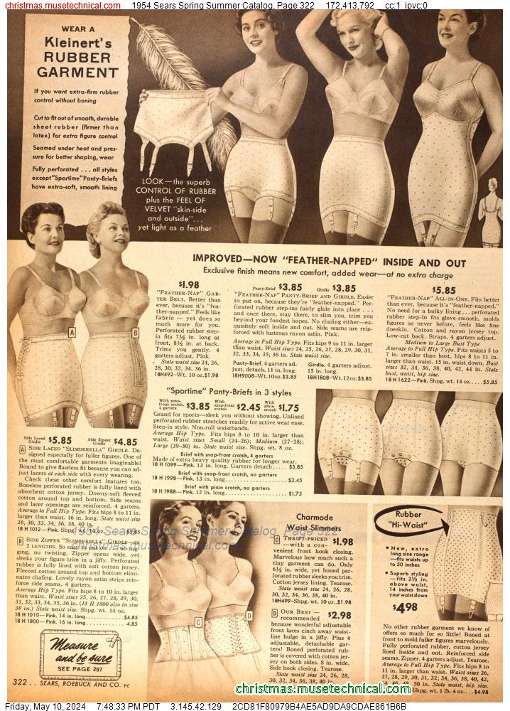 1954 Sears Spring Summer Catalog, Page 322