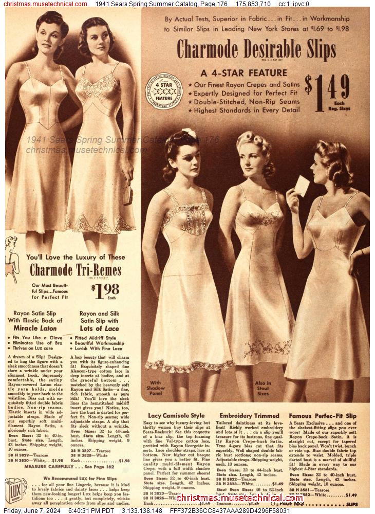 1941 Sears Spring Summer Catalog, Page 176