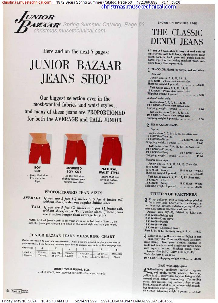 1972 Sears Spring Summer Catalog, Page 53