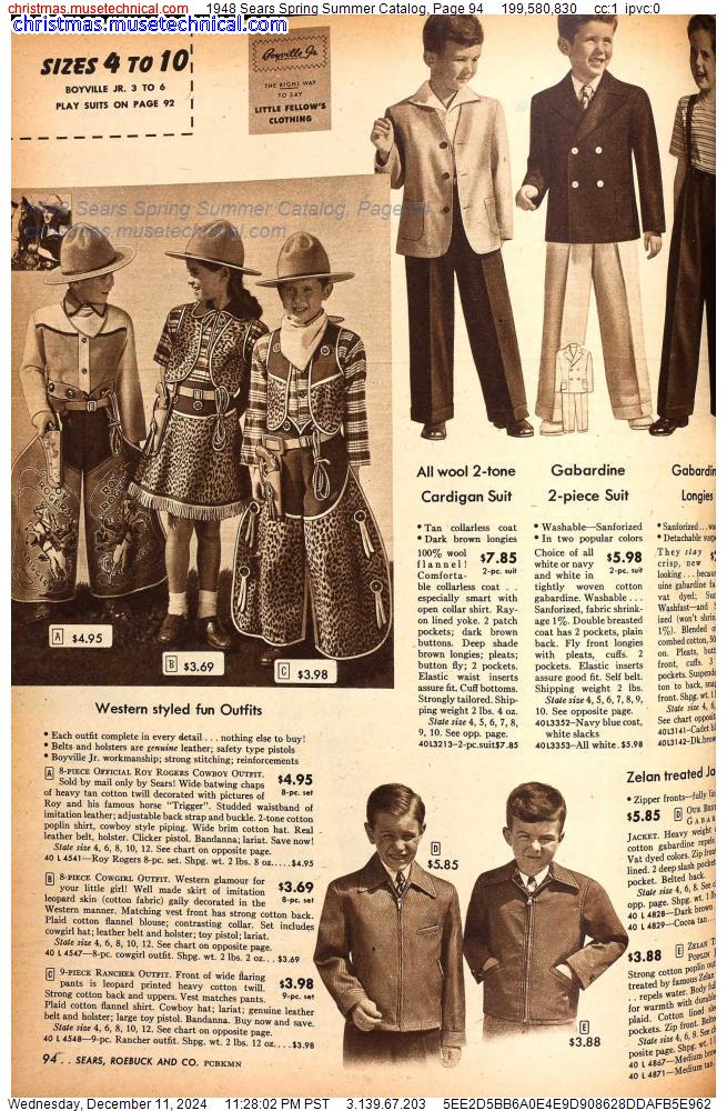 1948 Sears Spring Summer Catalog, Page 94