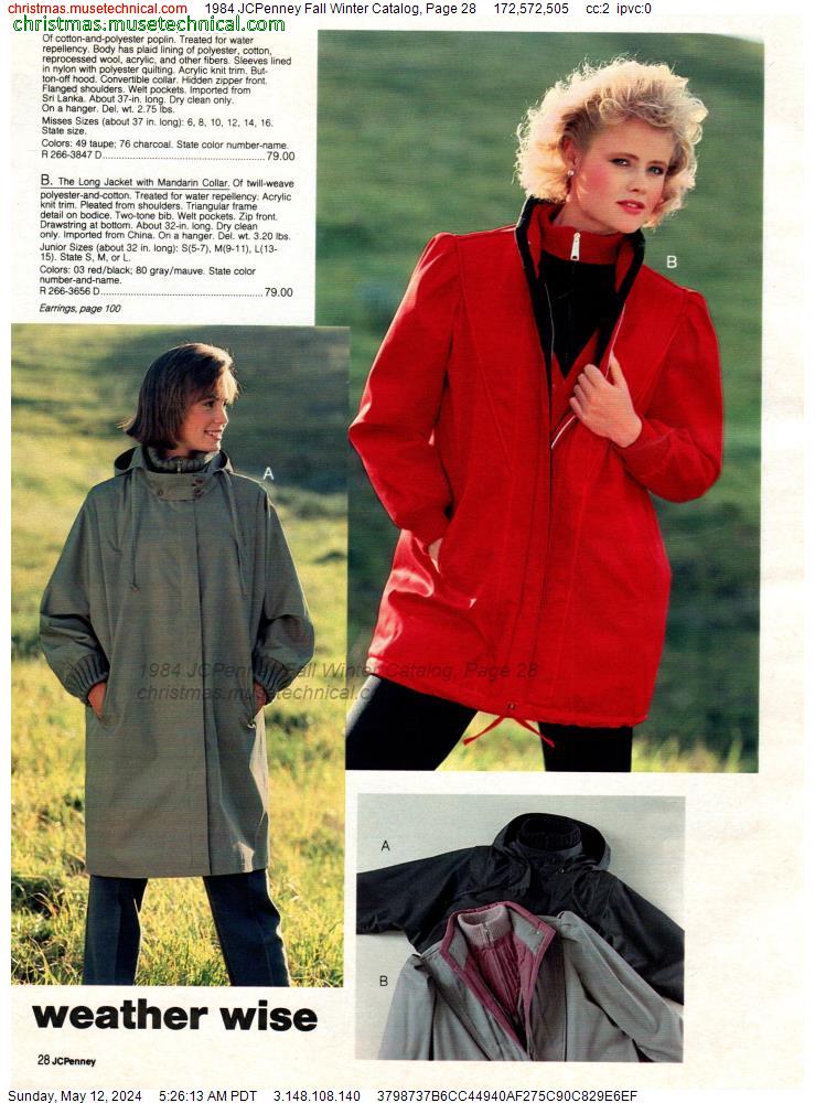 1984 JCPenney Fall Winter Catalog, Page 28