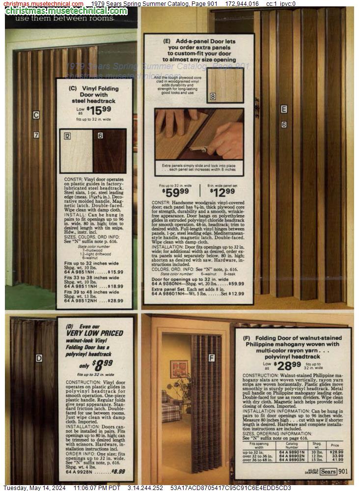 1979 Sears Spring Summer Catalog, Page 901